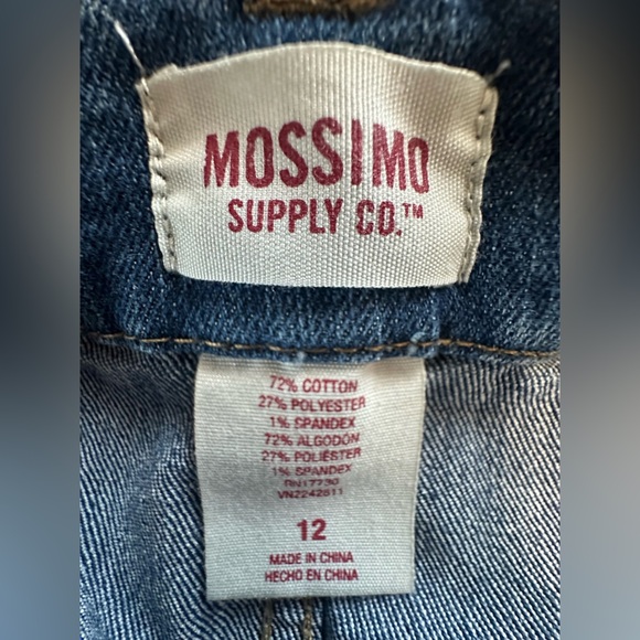 Mossimo Supply Co Blue Cotton A-Line Mini Denim Skirt size 12 - Picture 9 of 10